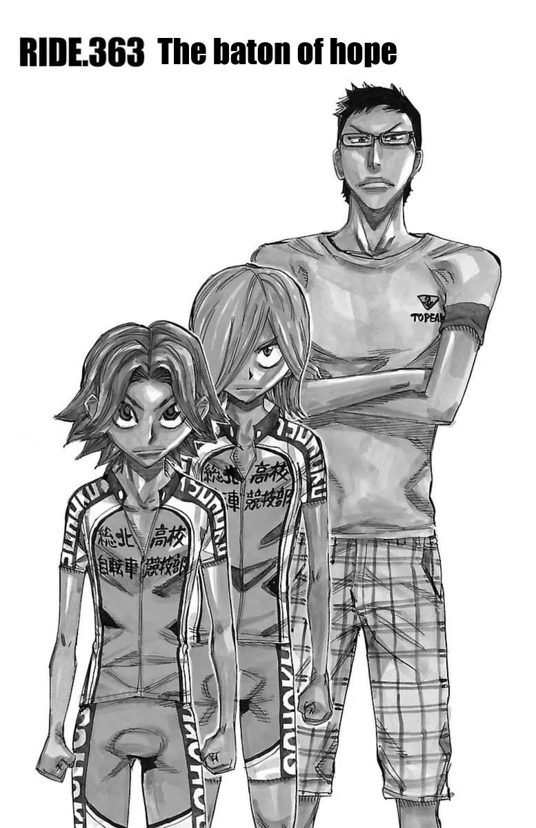 Read Yowamushi Pedal Chapter 363 - The Baton of Hope Online