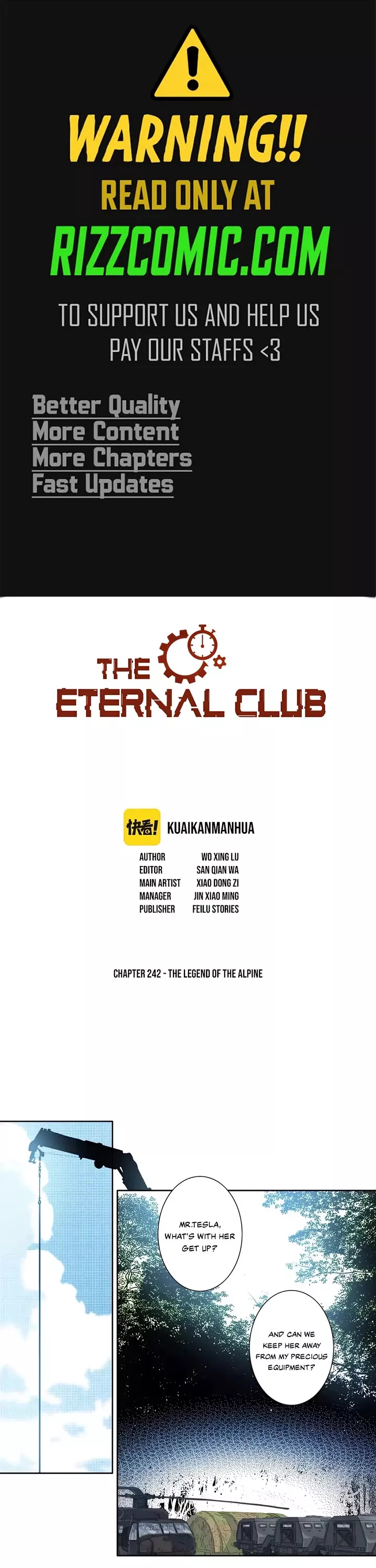 Read Eternal Club Chapter 242 Online