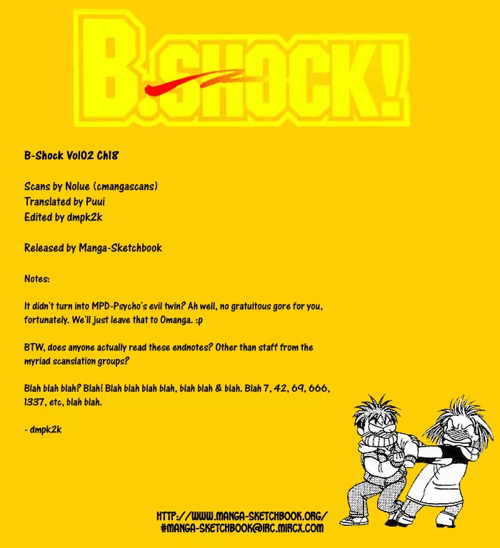 Read B-Shock! Chapter 18 - The Children's Hour Online