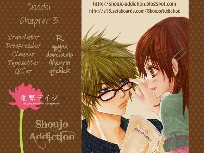 Read Inochi Chapter 3 - Goodbye Online