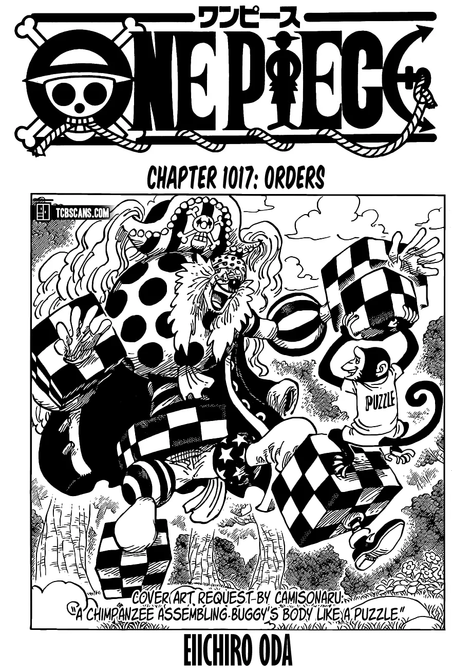 Read One Piece Chapter 1017 - Orders Online