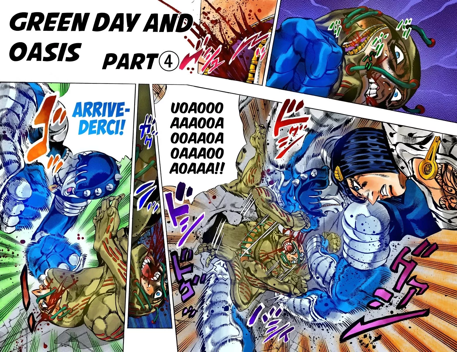 Read JoJo’s Bizarre Adventure Part 5: Golden Wind Chapter 118 - Green Day and Oasis Part 4 Online