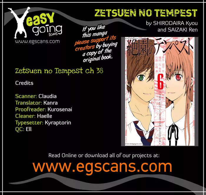 Read Zetsuen no Tempest Chapter 38 - And So It Begins Online