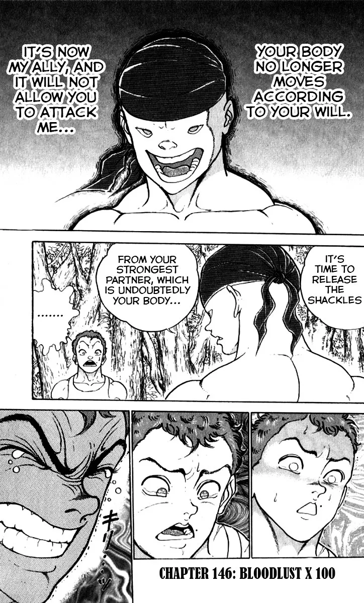 Read Grappler Baki Chapter 146 - Bloodlust X 100 Online