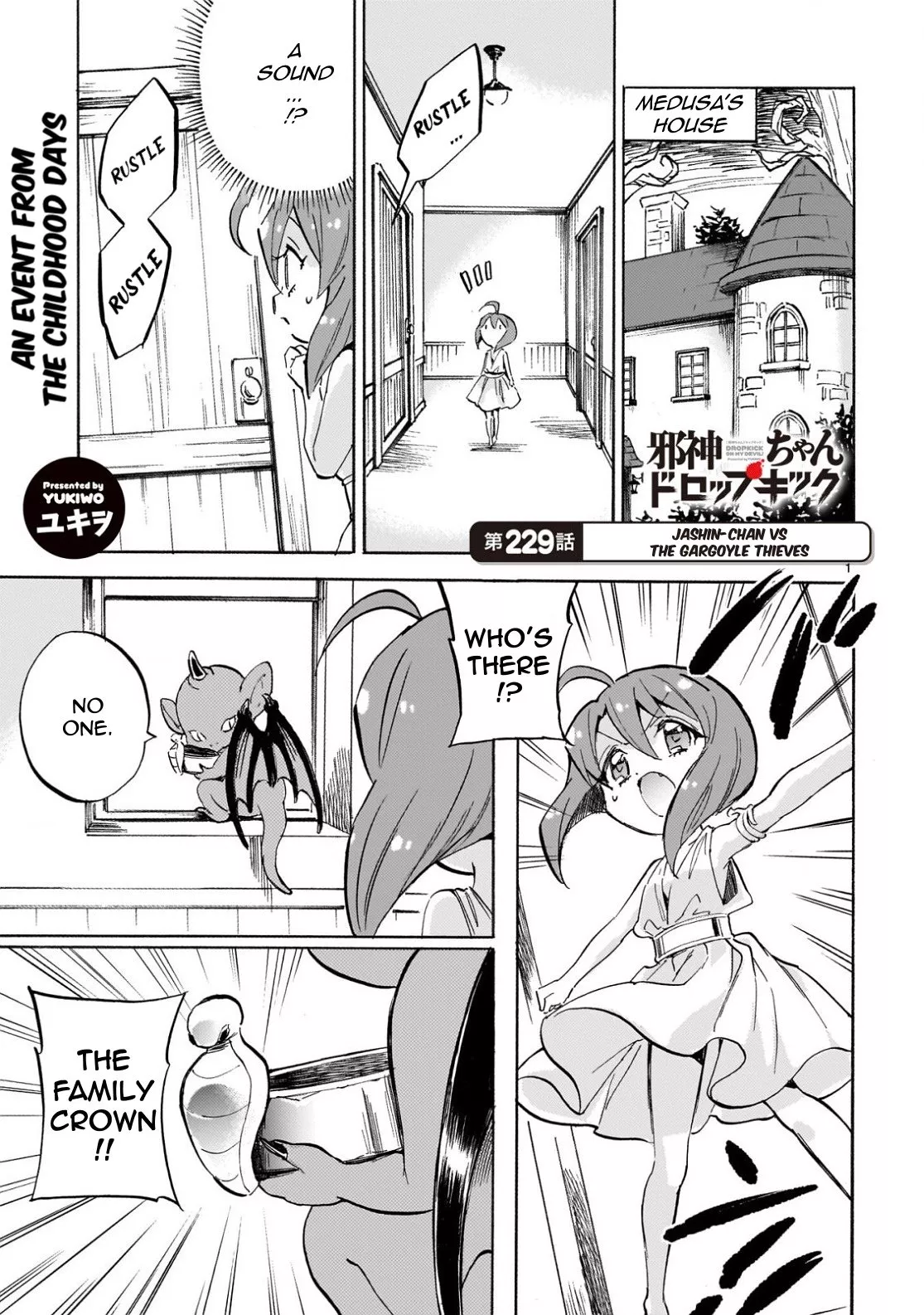 Read Jashin-chan Dropkick Chapter 234 - Jashin-chan vs. the Gargoyle Thieves Online