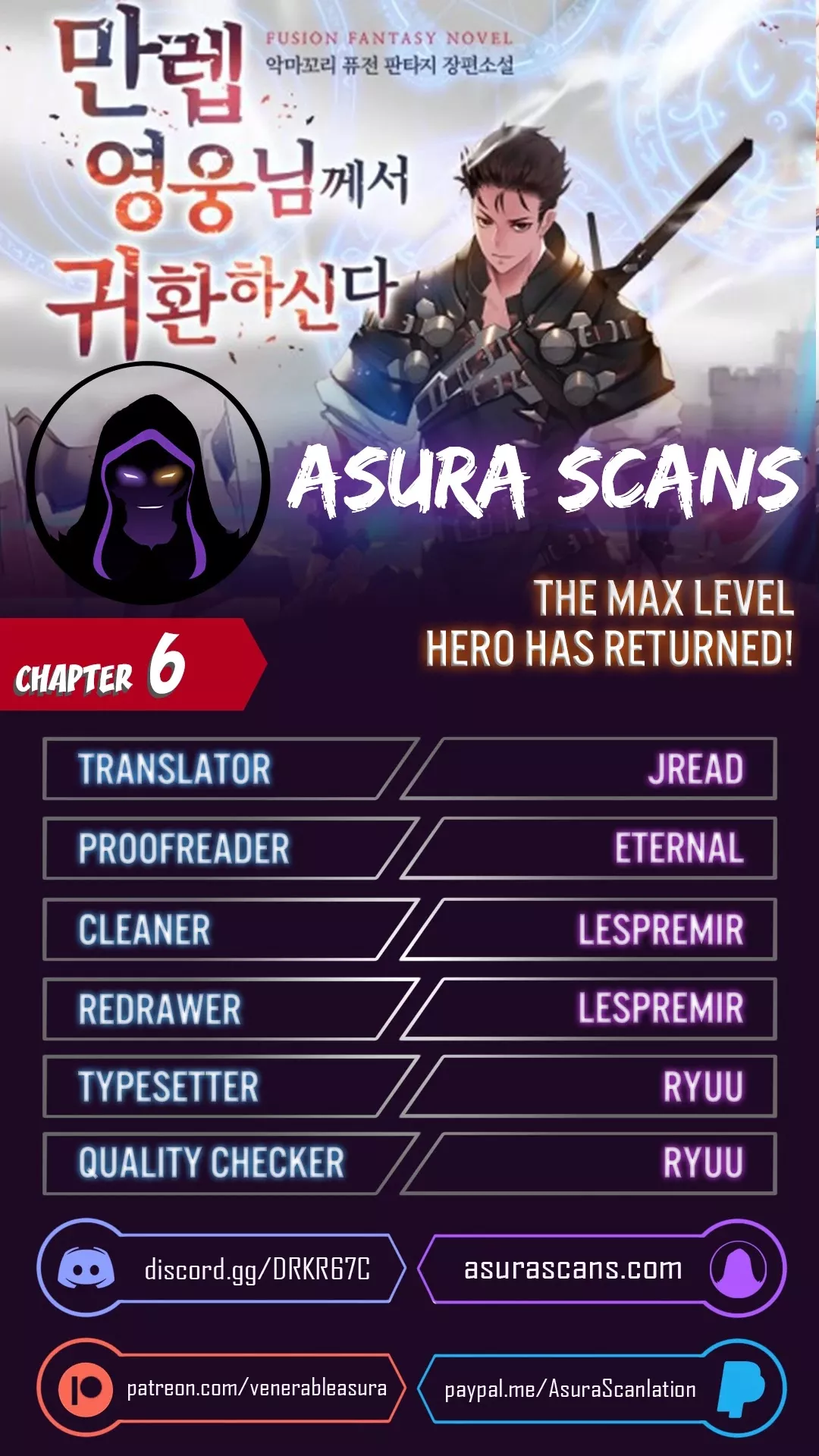 Read The Max Level Hero Has Returned! Chapter 6 Online