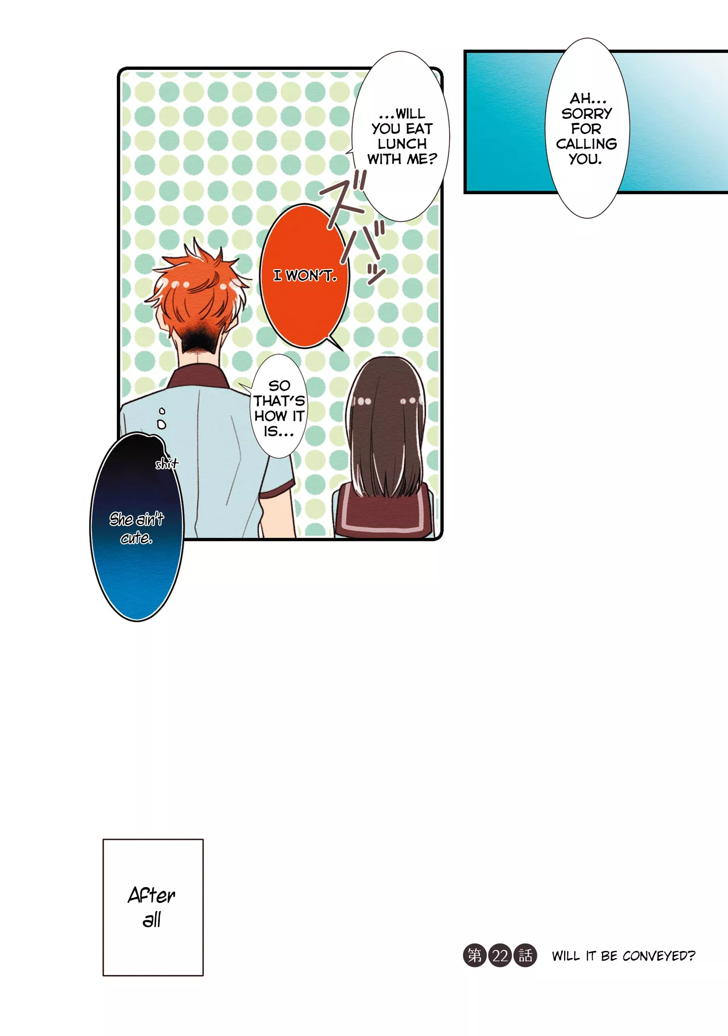 Read Koe Koi Chapter 22 - Will it be conveyed? Online