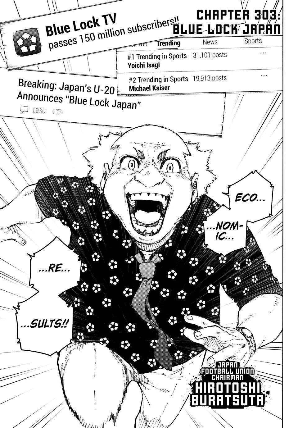 Read Blue Lock Chapter 303 Online