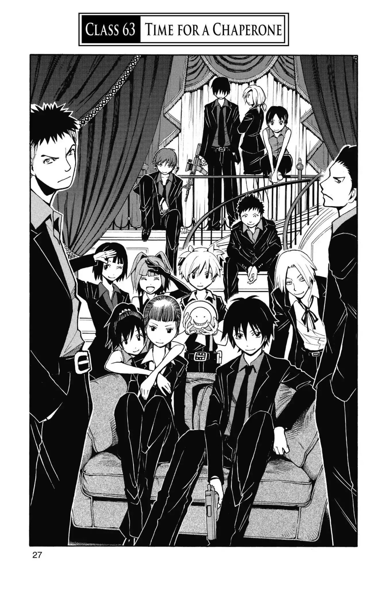 Read Ansatsu Kyoushitsu Chapter 63 - Vol.8 CLASS 63: Time for a Chaperone Online