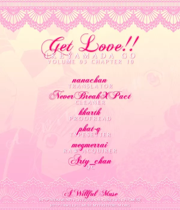 Read Get Love!! Chapter 10 - Game 10 Online