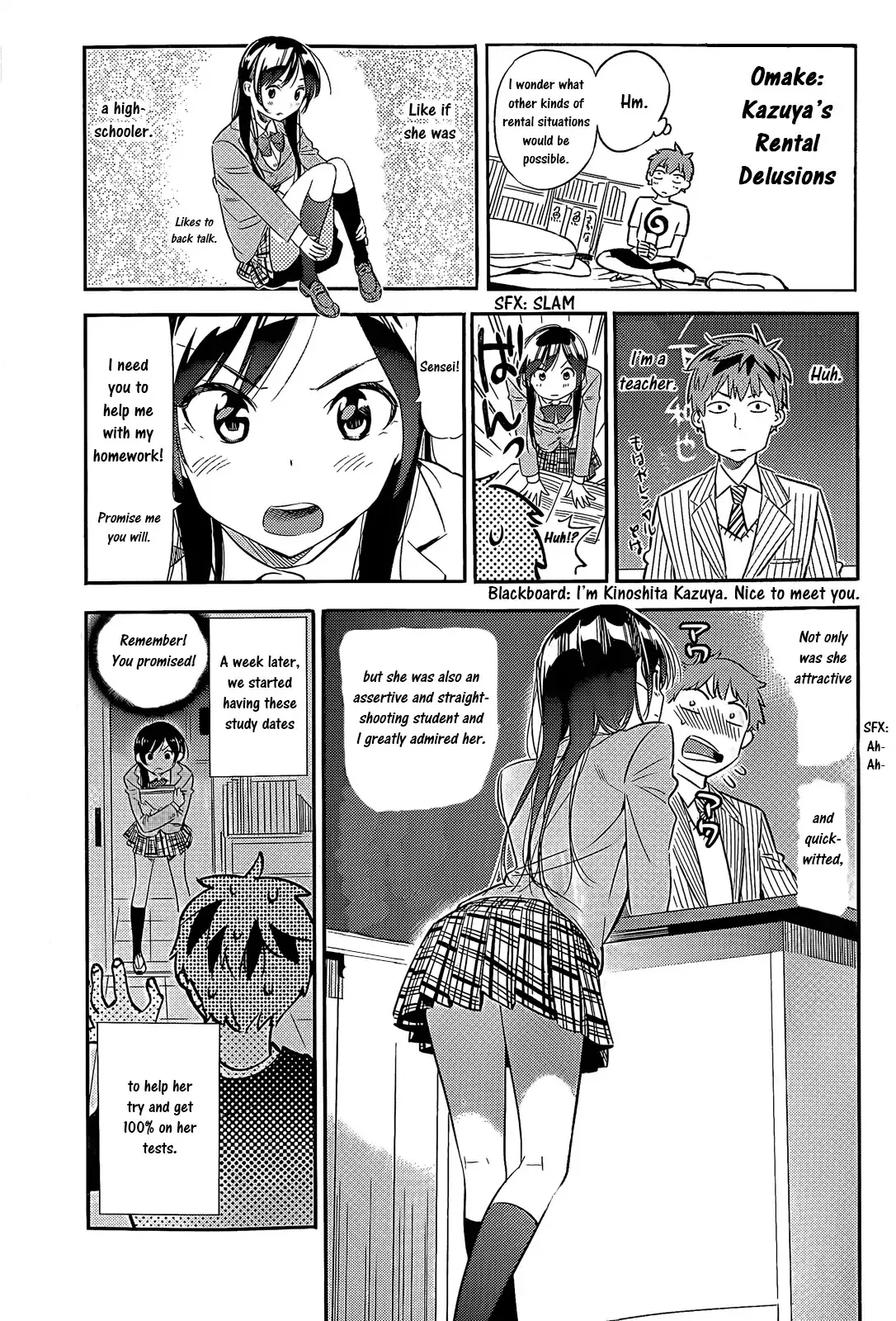 Read Kanojo, Okarishimasu Chapter 32.5 - Omake: Kazuya's Rental Delusions Online