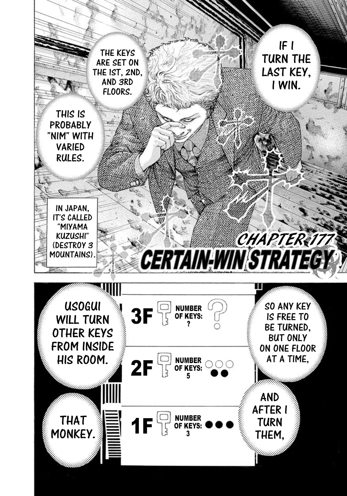 Read Usogui Chapter 177 - Certain-win Strategy Online
