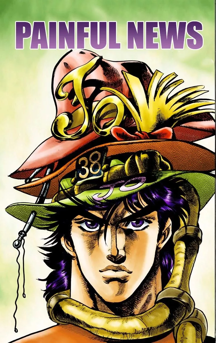 Read JoJo’s Bizarre Adventure Part 2: Battle Tendency Chapter 3 - Painful News Online