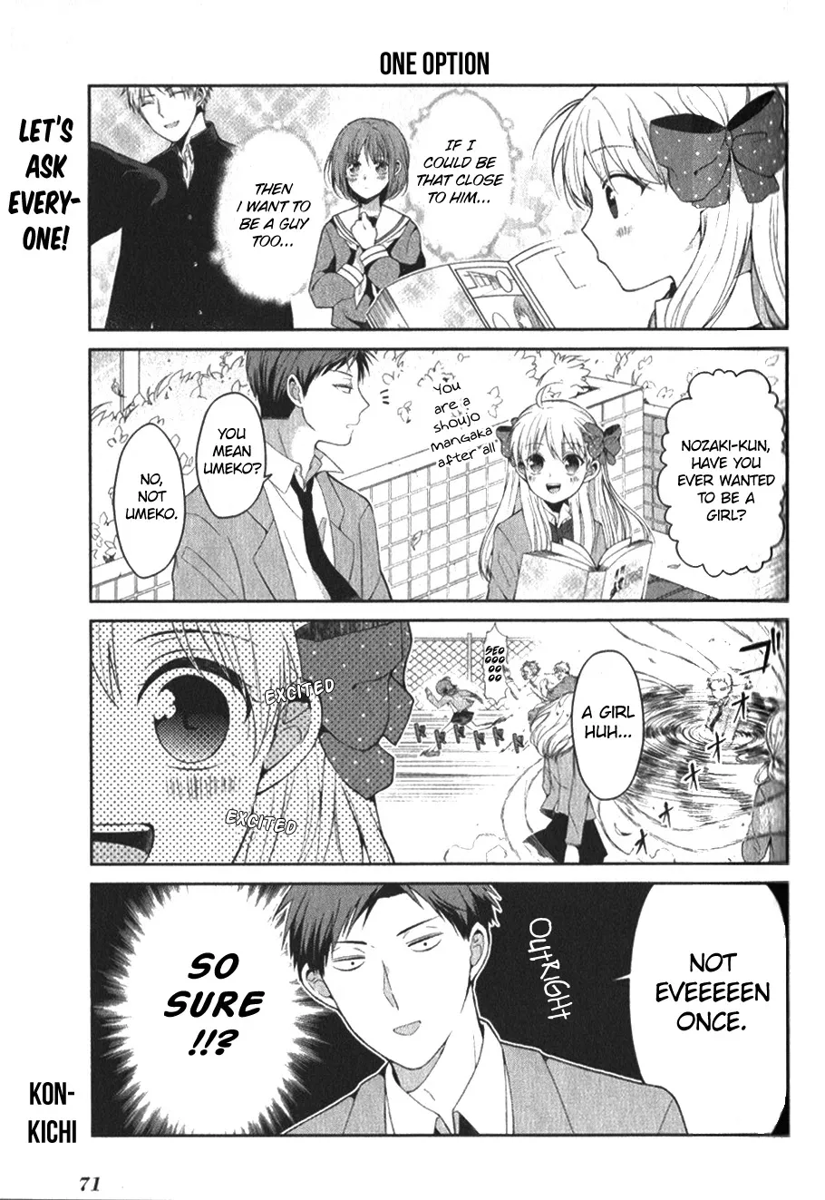 Read Gekkan Shoujo Nozaki-kun Anthology Chapter 8 - Let's Ask Everyone Online