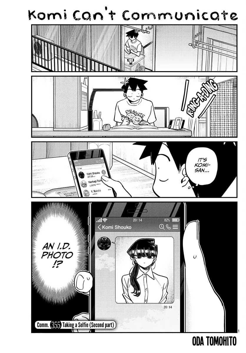 Read Komi-san wa Komyushou Desu Chapter 355 - Taking a Selfie (Second Part) Online