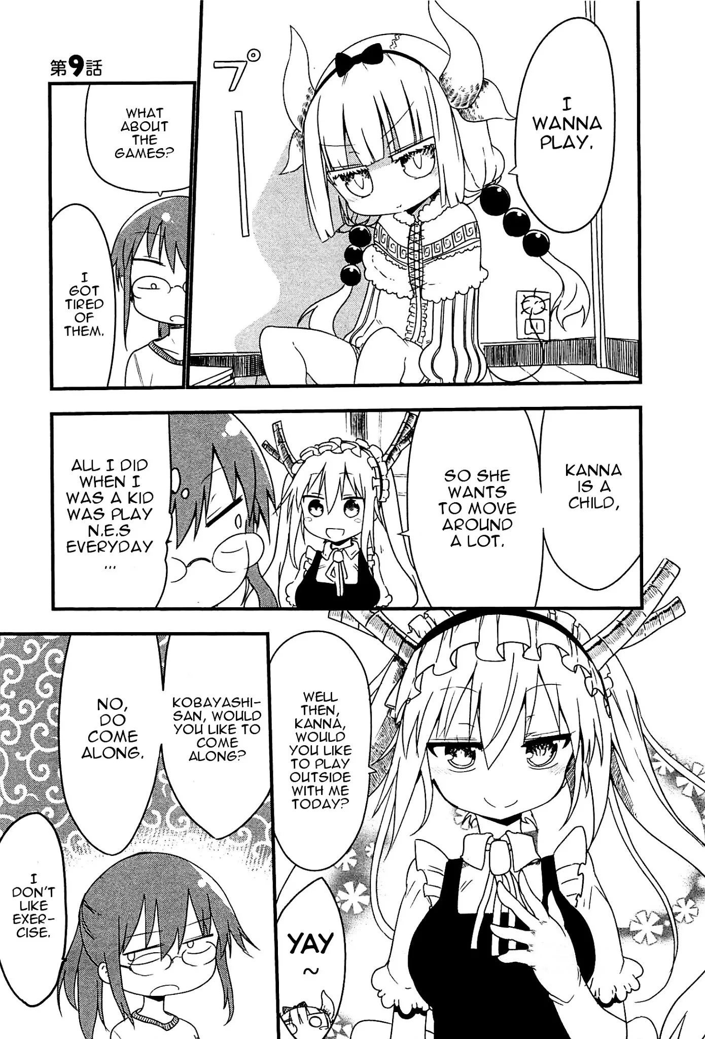 Read Kobayashi-san Chi no Maid Dragon Chapter 9 - Tooru and Dangerous Games Online