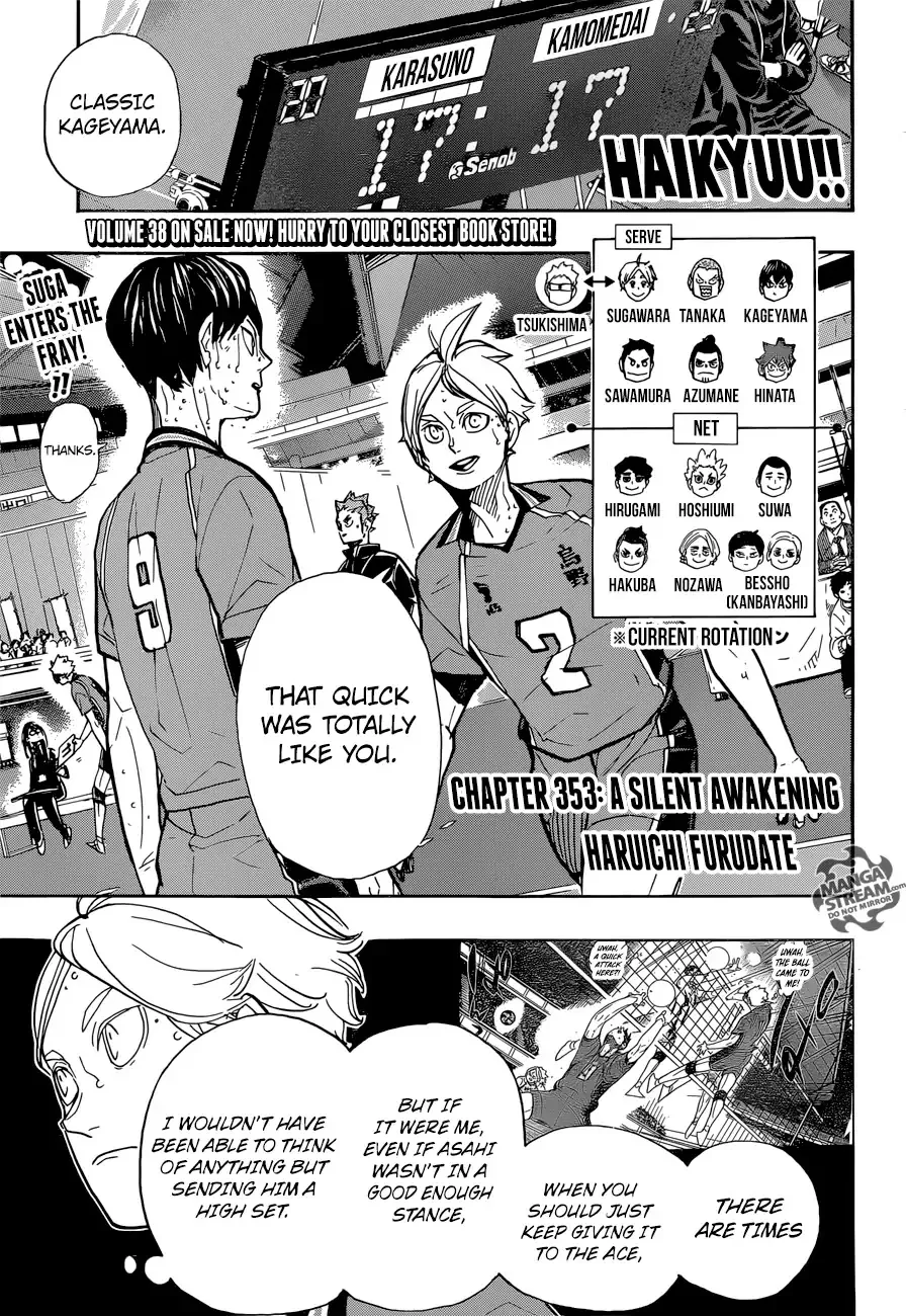 Read Haikyu!! Chapter 353 - A Silent Awakening Online