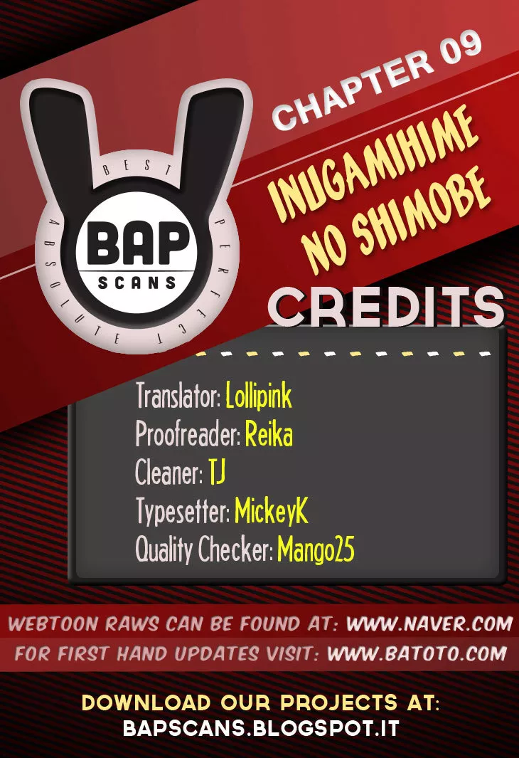 Read Inugami-hime no Shimobe Chapter 9 Online