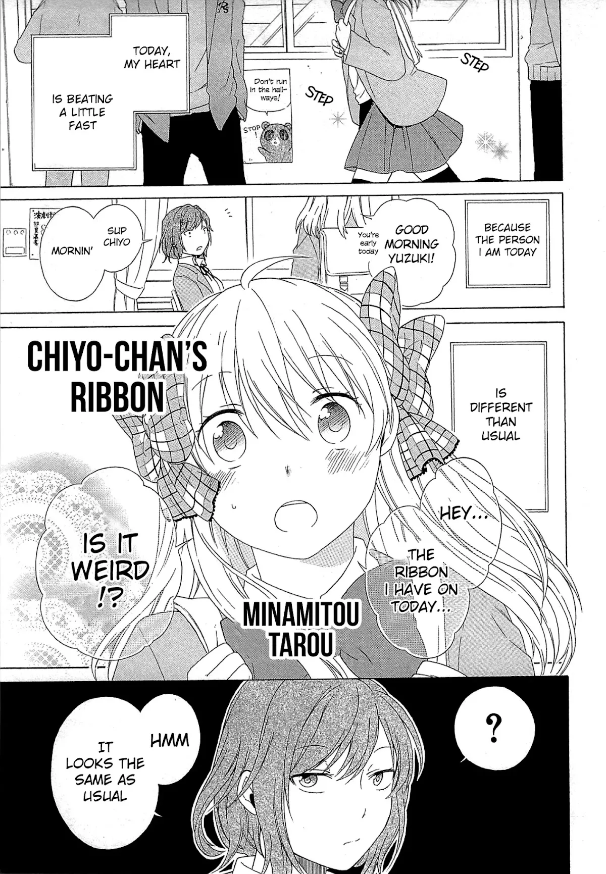 Read Gekkan Shoujo Nozaki-kun Anthology Chapter 16 - Chiyo-chan's Ribbon [END] Online
