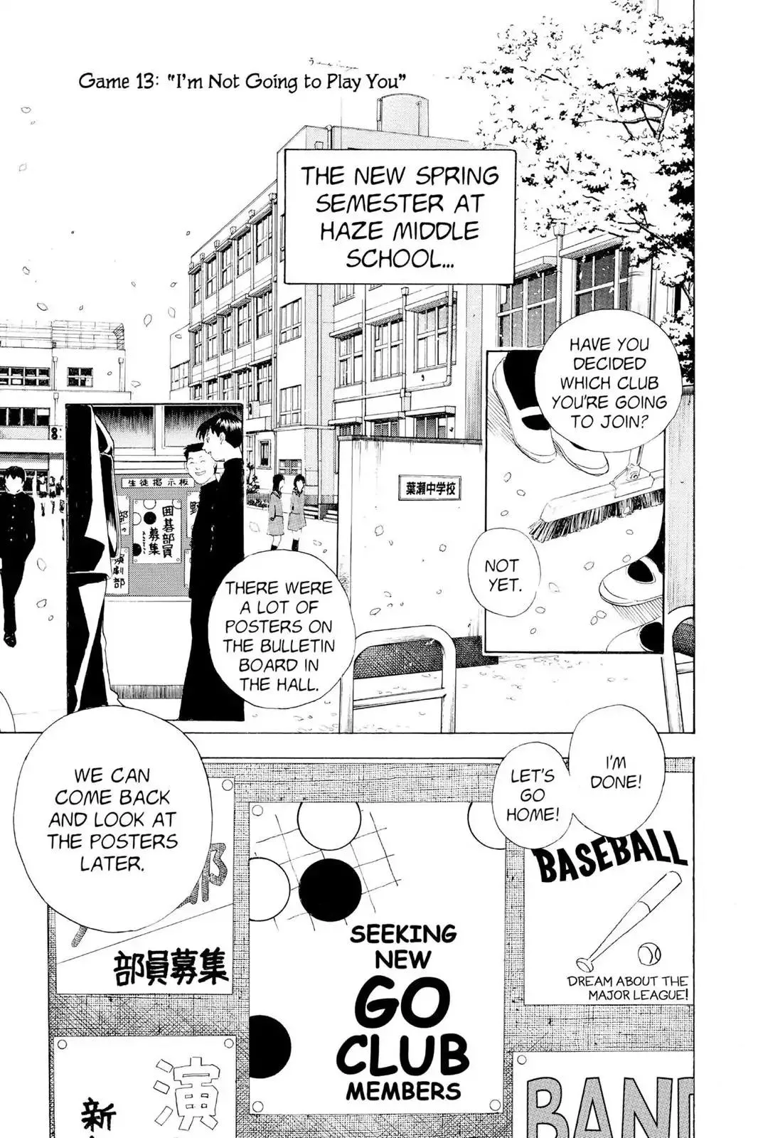 Read Hikaru no Go Chapter 13 - I'm Not Going to Play You Online