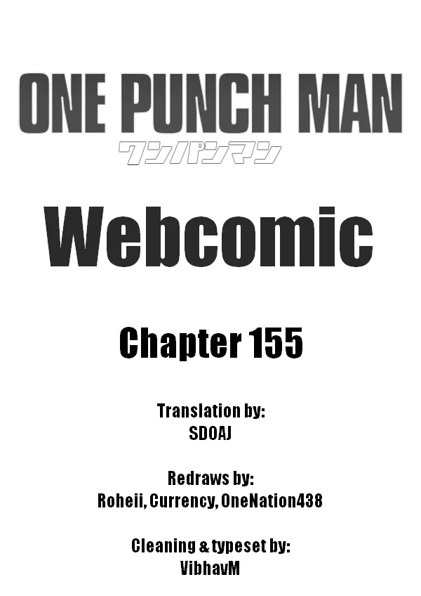 Read Onepunch-Man (ONE) Chapter 155 Online