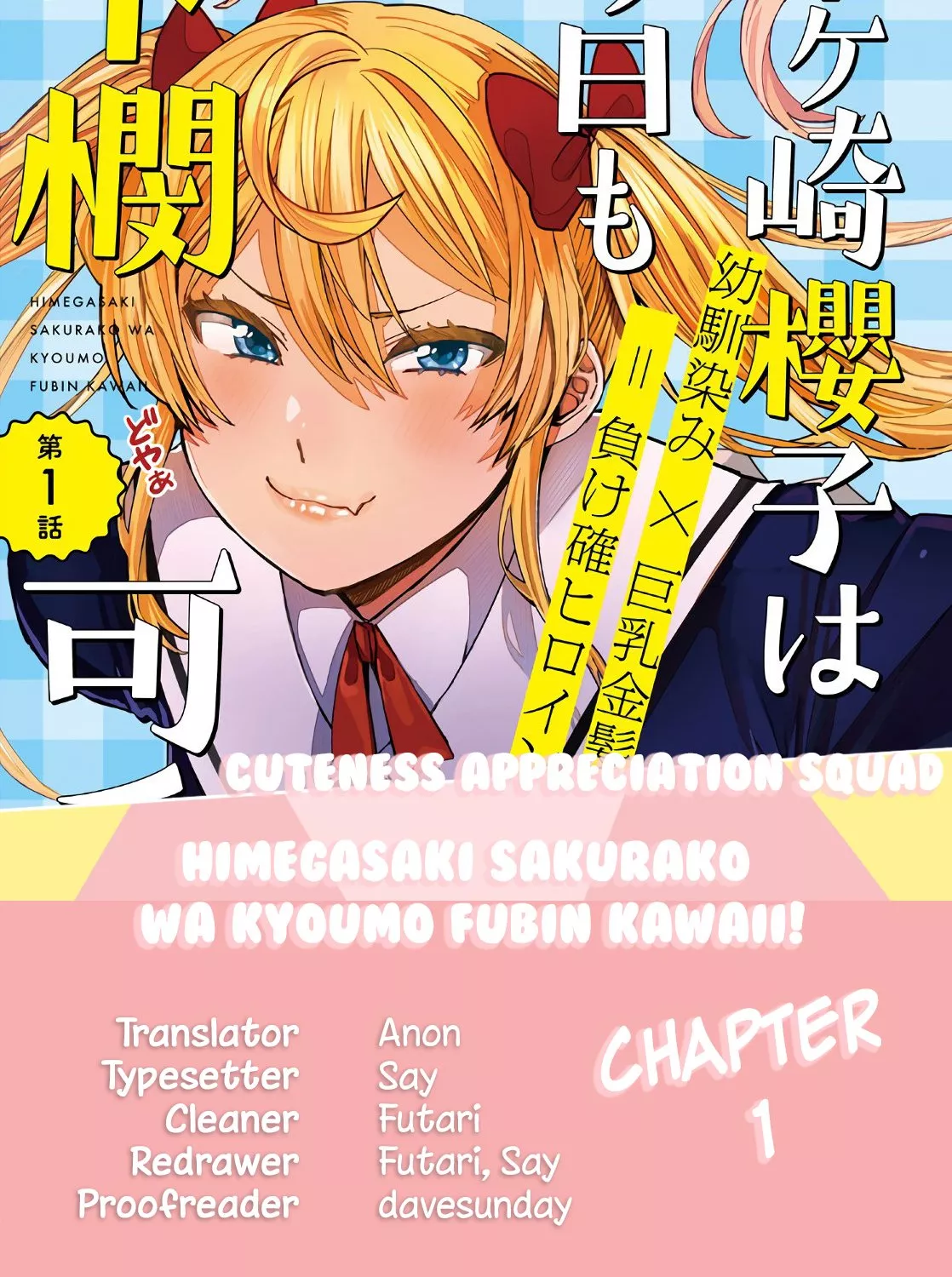 Read Himegasaki Sakurako wa Kyoumo Fubin Kawaii! Chapter 1 Online