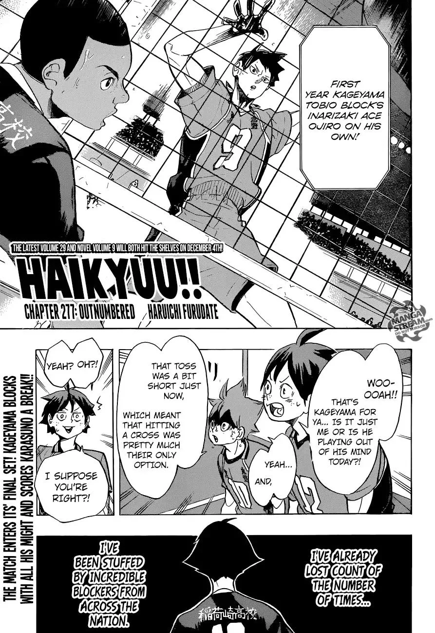 Read Haikyu!! Chapter 277 - Outnumbered Online