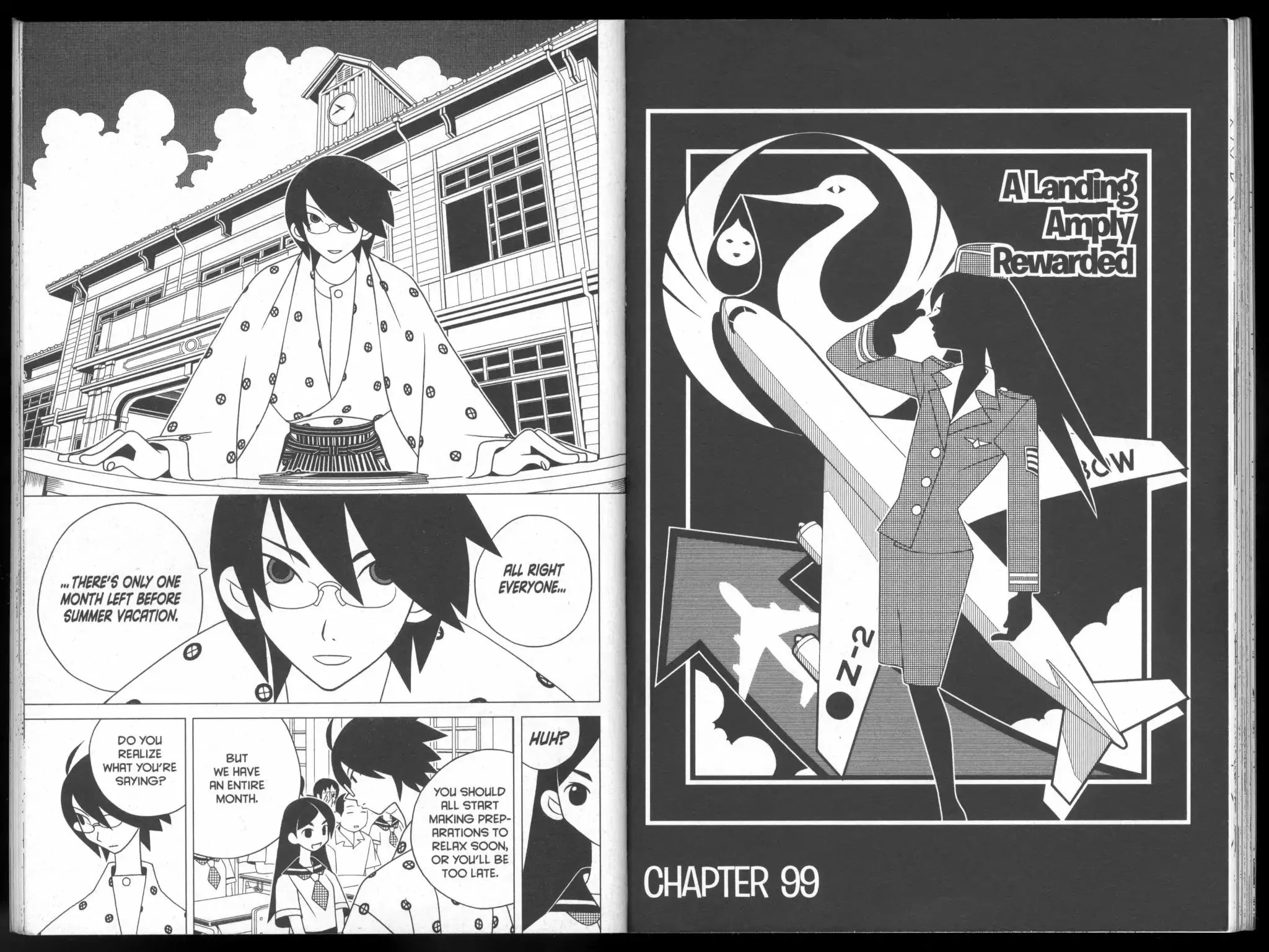 Read Sayonara Zetsubou Sensei Chapter 99 - A Landing Amply Rewarded Online