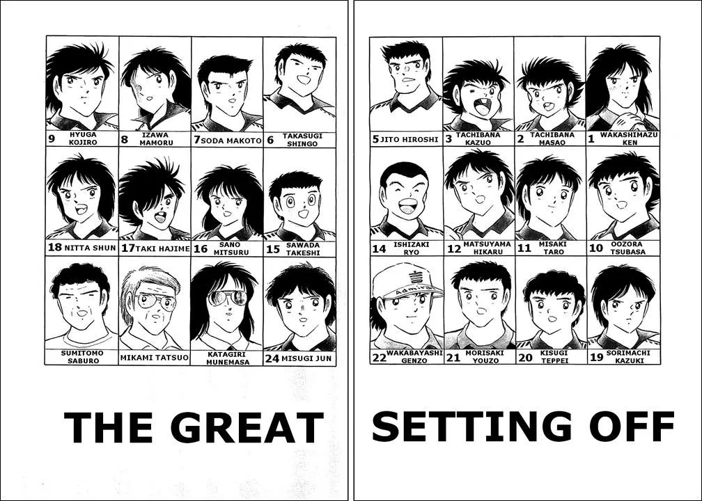 Read Captain Tsubasa Chapter 91 - The Great Setting Off Online