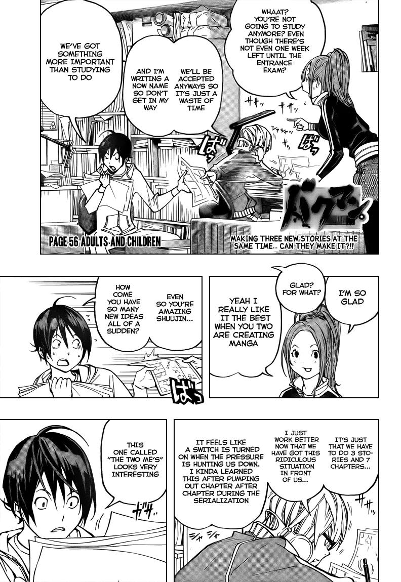 Read Bakuman Chapter 56 - Adults and Childeren Online