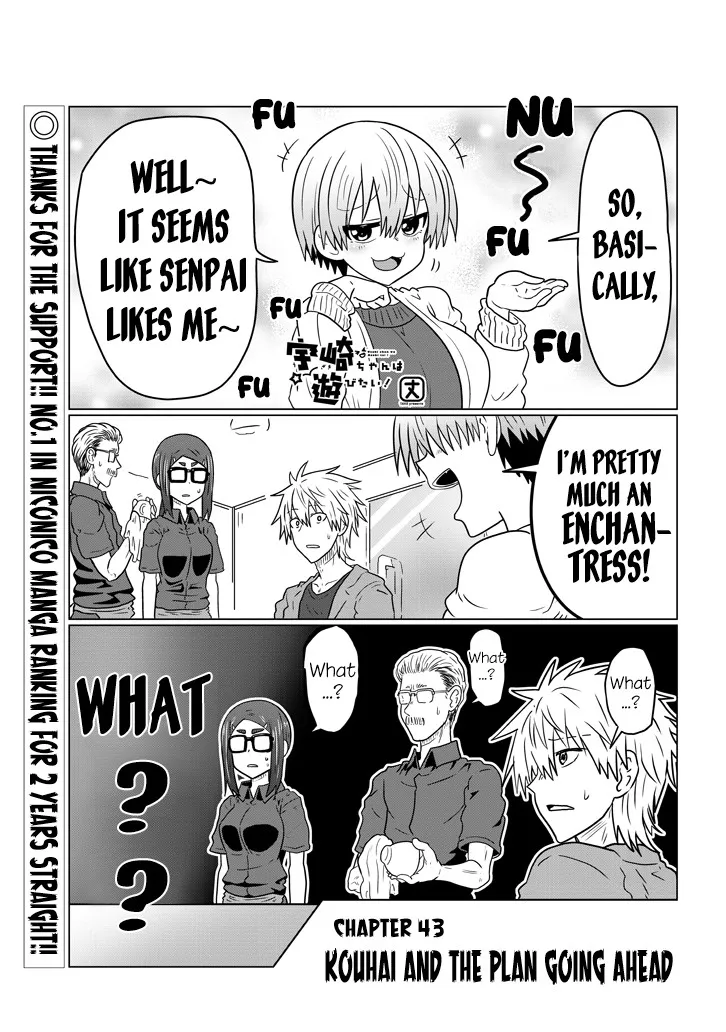 Read Uzaki-chan wa Asobitai! Chapter 43 - Kouhai And The Plan Going Ahead Online