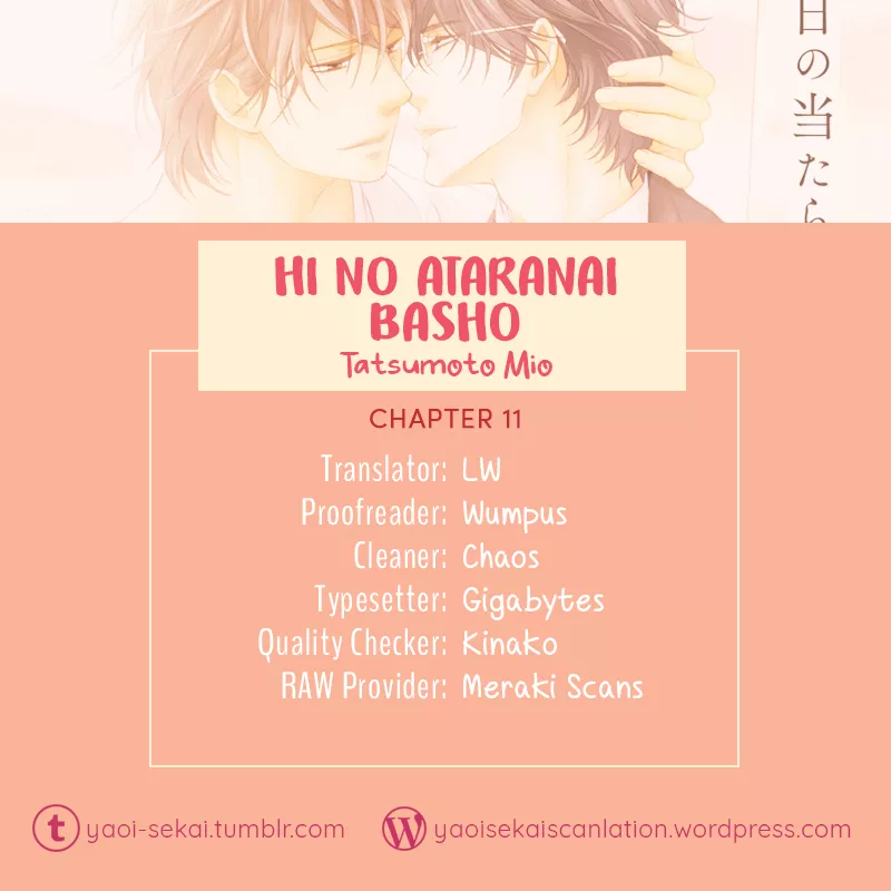 Read Hi no Ataranai Basho Chapter 11 Online
