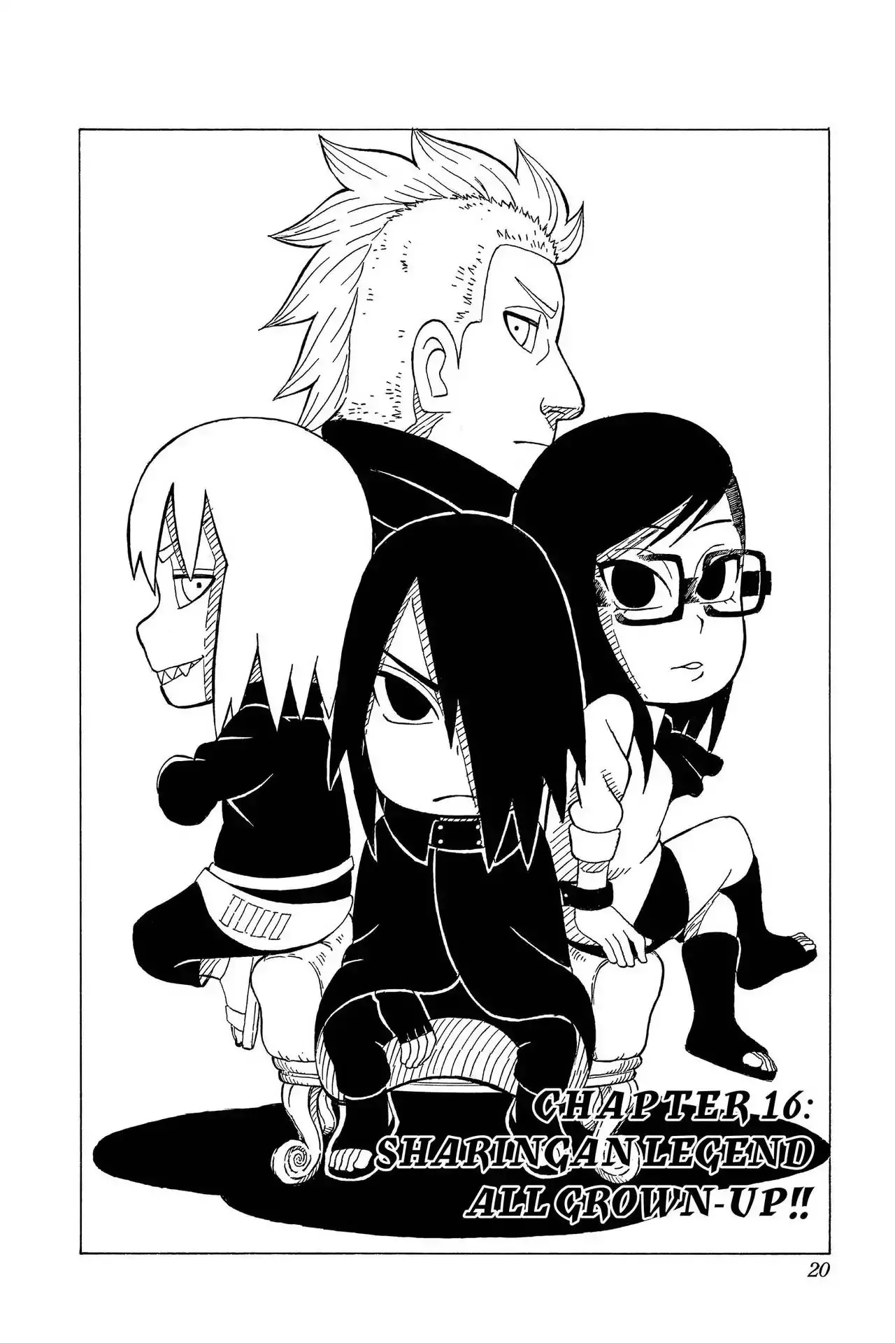 Read Naruto: Chibi Sasuke’s Sharingan Legend Chapter 16 - Sharingan Legend All Grown-Up!! Online