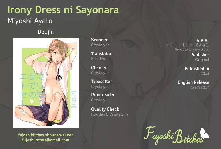 Read Irony Dress ni Sayonara Chapter 6 - Irony Dress ni Sayonara dj - Sayonara made no et cetera Online