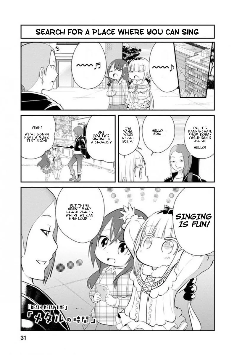 Read Kobayashi-san Chi no Maid Dragon: Kanna no Nichijou Chapter 33 - Death Metal Time Online