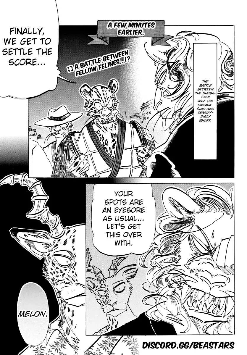 Read Beastars Chapter 181 - Leopard Spots Like Floating Oil Slicks Online