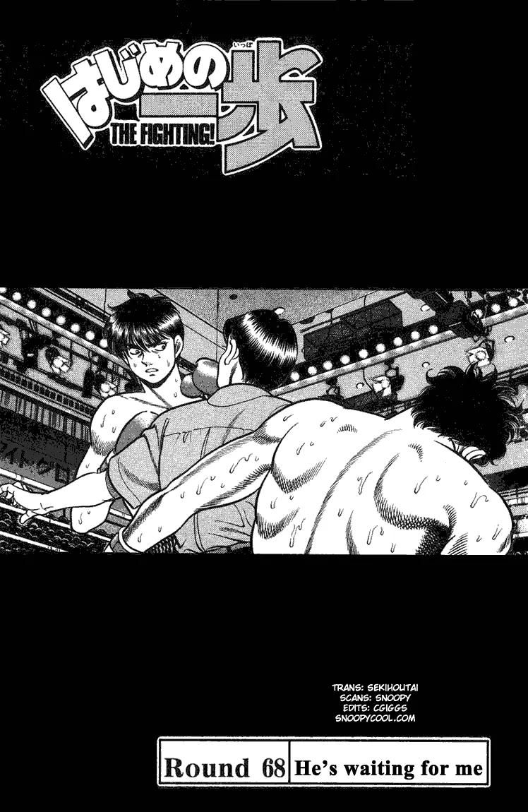 Read Hajime no Ippo Chapter 68 - He's Waiting for Me Online