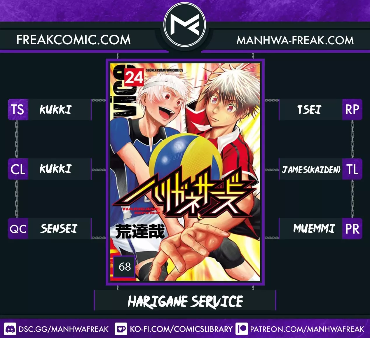 Read Harigane Service Chapter 68 Online