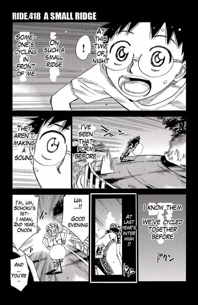 Read Yowamushi Pedal Chapter 418 - A small ridge Online