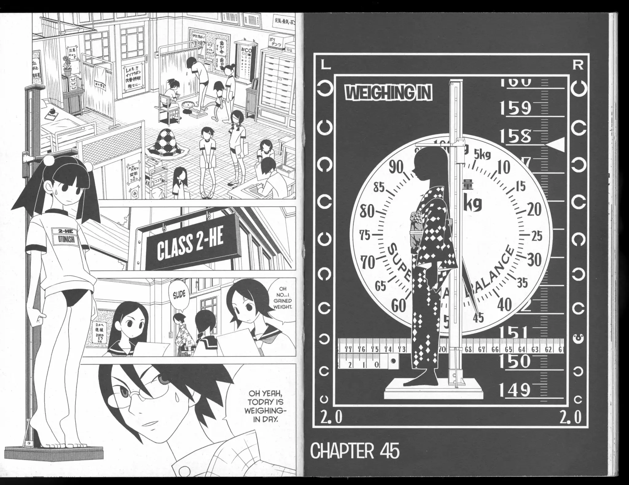 Read Sayonara Zetsubou Sensei Chapter 45 - Weighting In Online