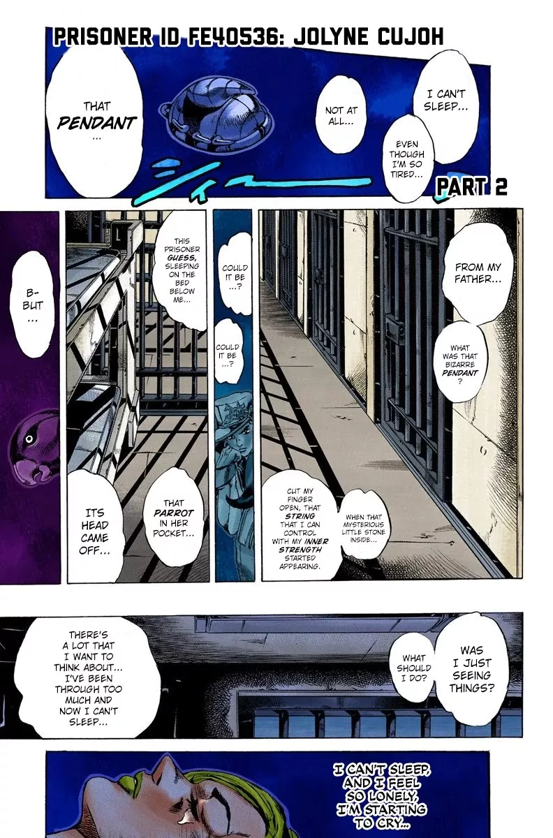 Read JoJo’s Bizarre Adventure Part 6: Stone Ocean Chapter 5 - Prisoner FE40536 Jolyne Cujoh Part 2 Online