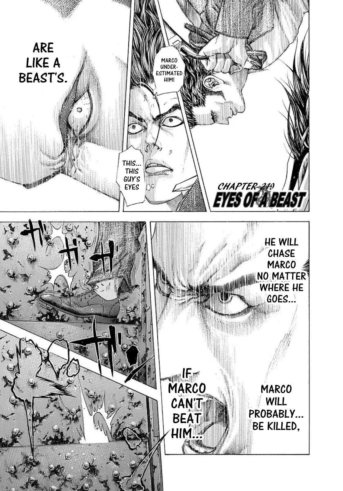 Read Usogui Chapter 219 - Eyes Of A Beast Online