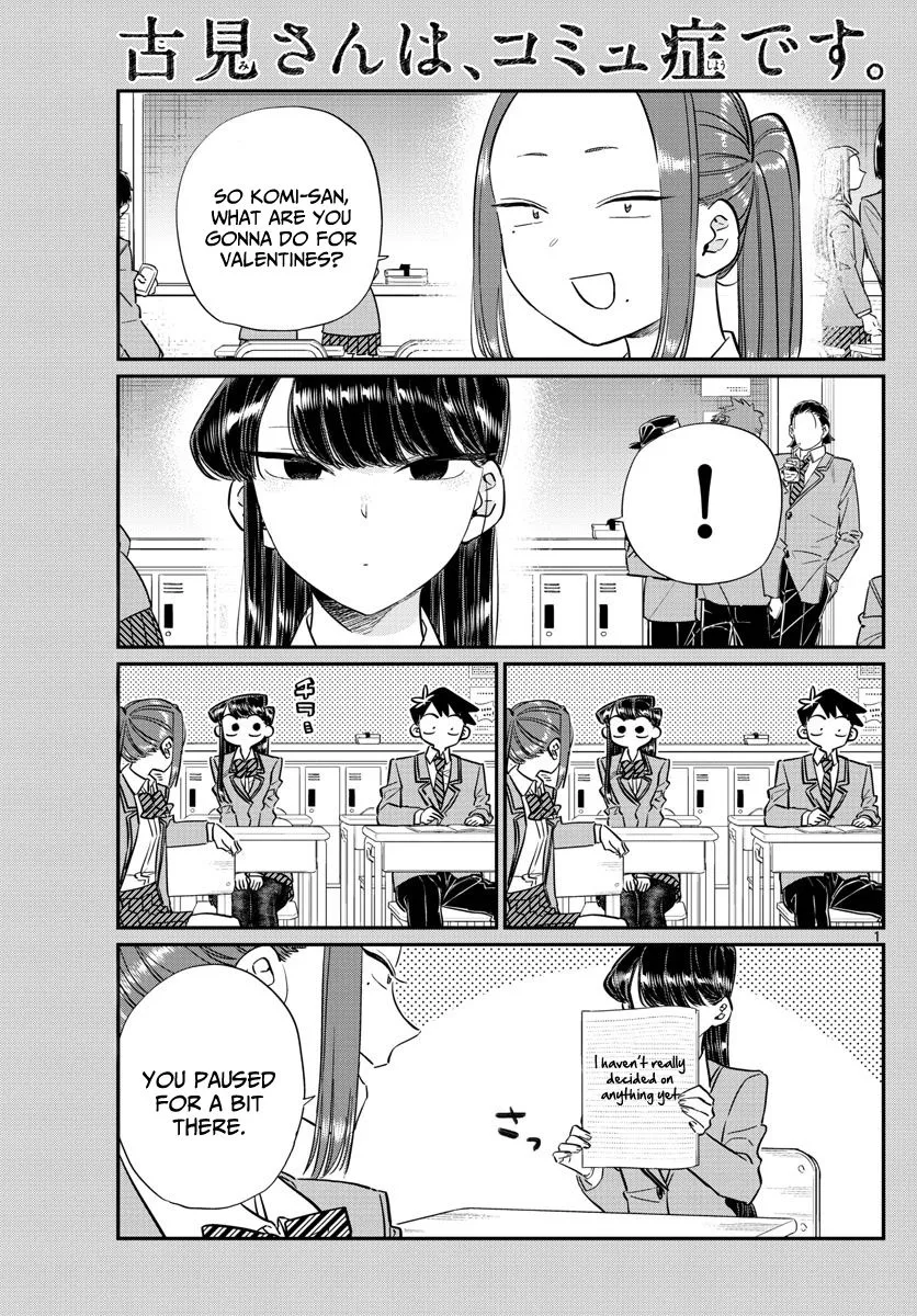 Read Komi-san wa Komyushou Desu Chapter 116 - Preparing for valentines Online