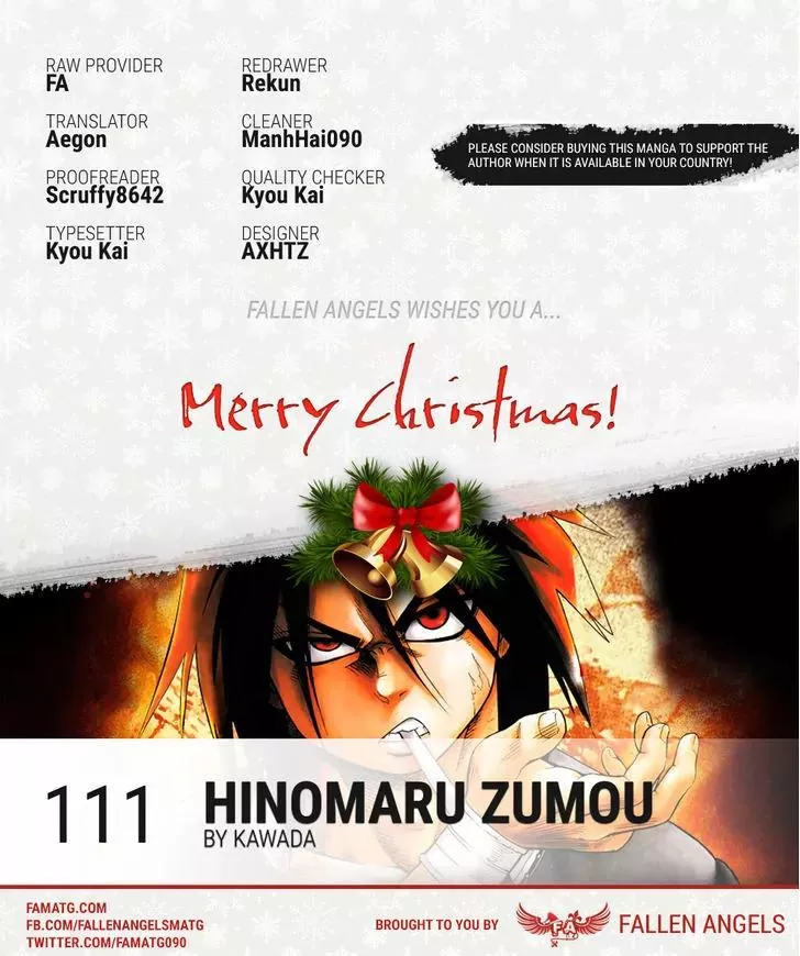 Read Hinomaru Zumou Chapter 111 - Doujikiri Yasutsuna Vs Kusanagi no Tsurugi 2 Online