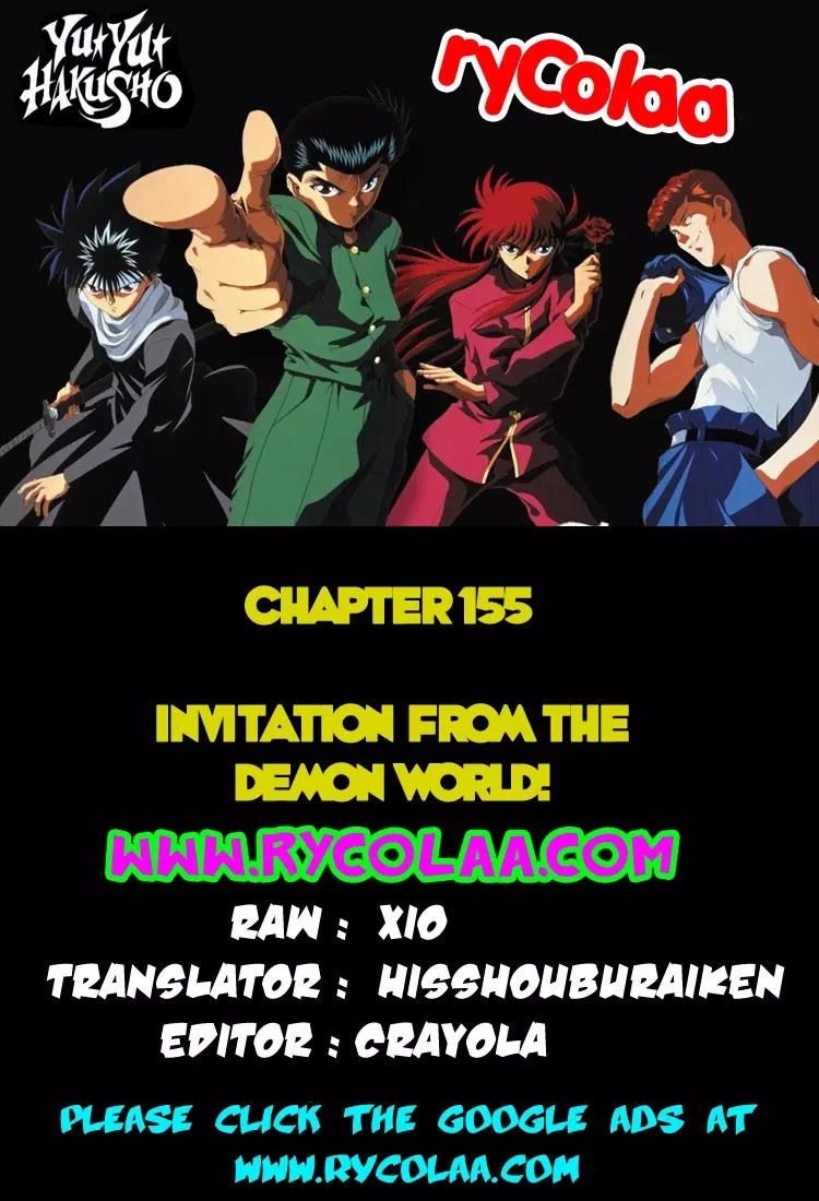 Read Yu Yu Hakusho Chapter 155 Online