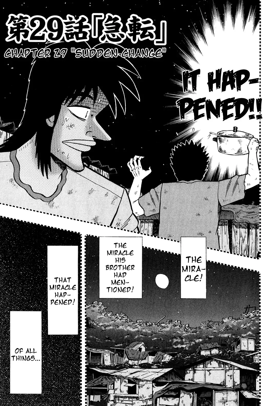 Read Gambling Outcast Kaiji: The Kazuya Arc – Kaiji Part 4 Chapter 29 - Sudden Change Online