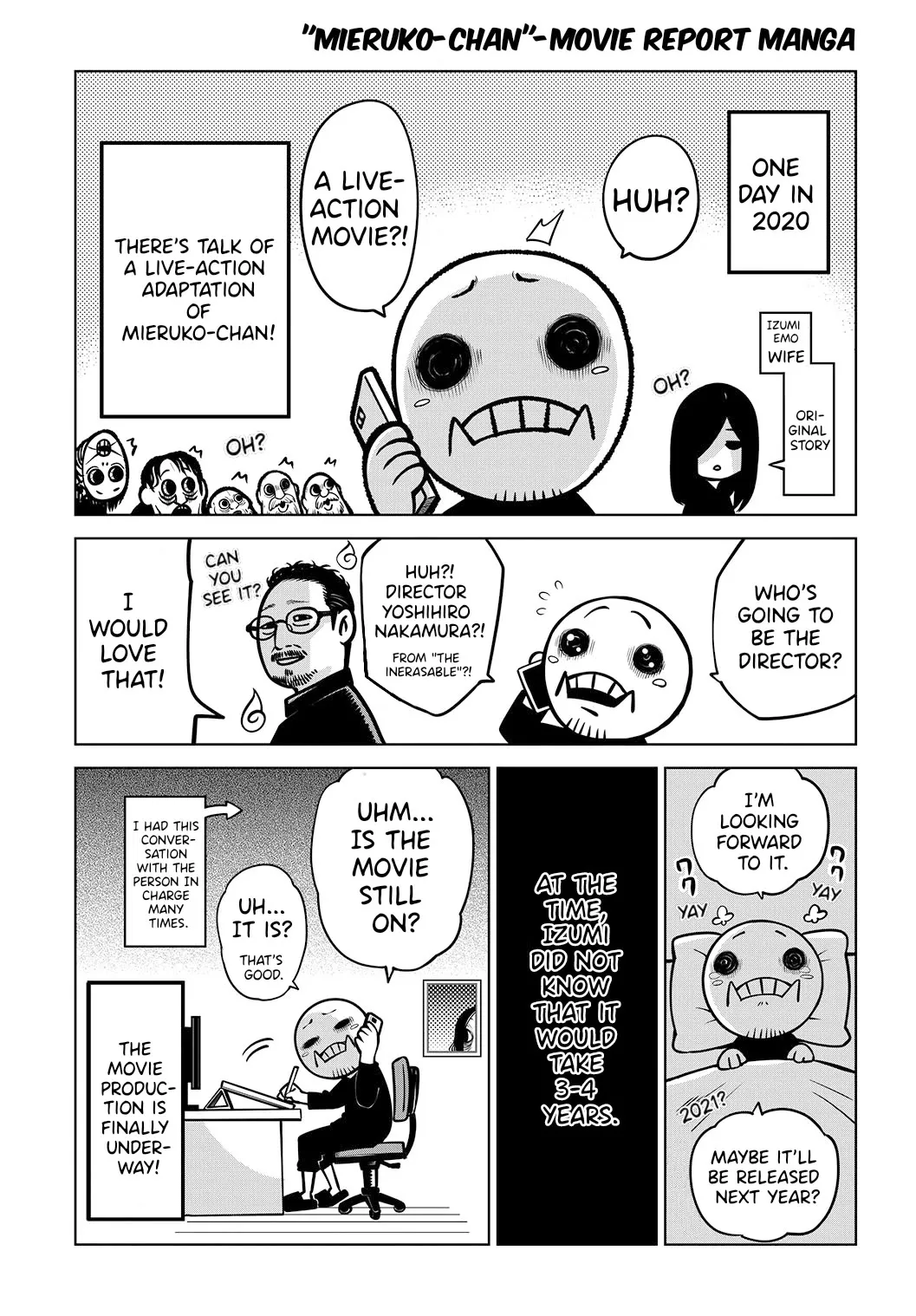 Read The Girl Who Can See Them Chapter 65.6 - "Mieruko-Chan"-Movie Report Manga Online