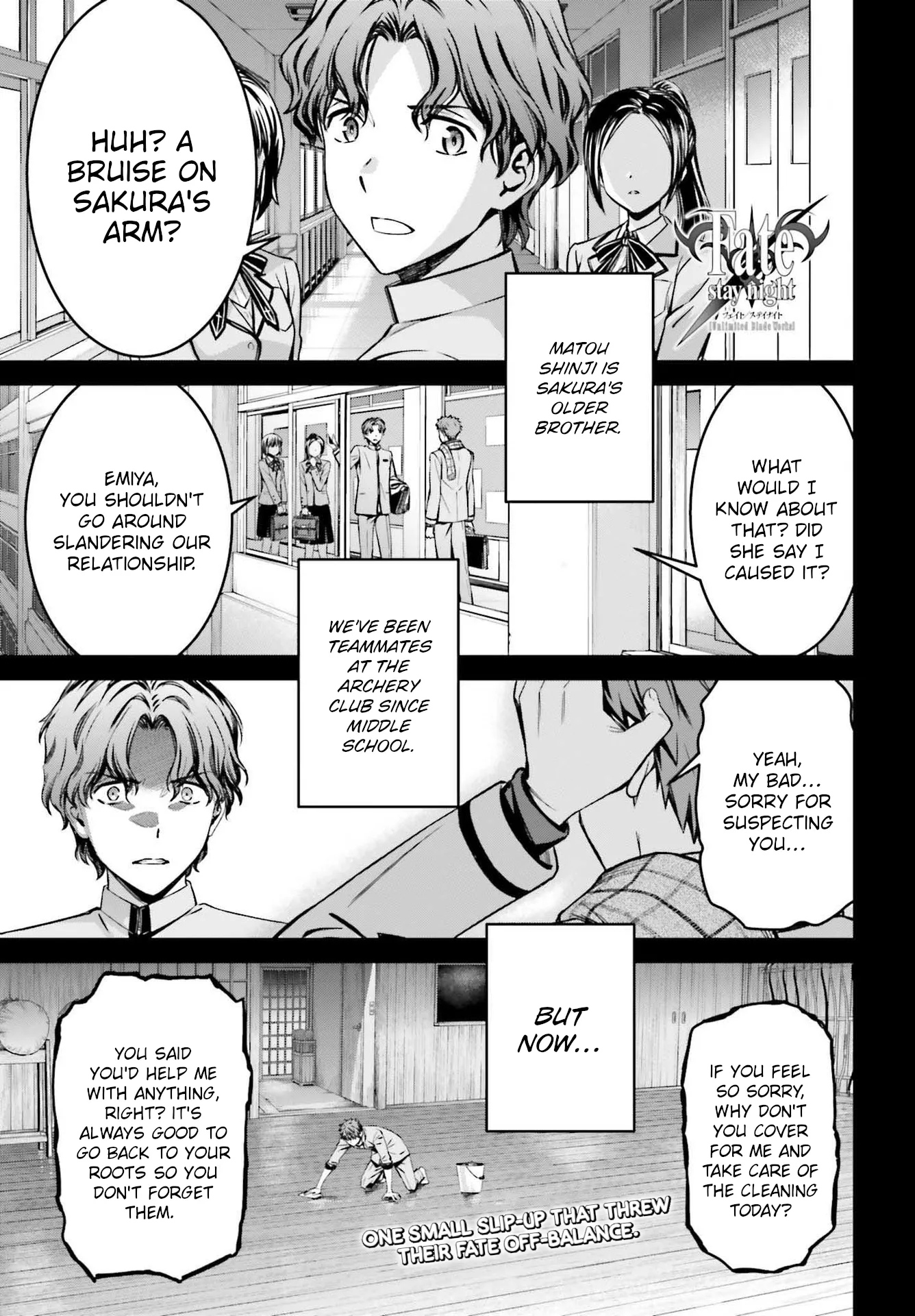 Read Fate/stay night [Unlimited Blade Works] Chapter 17 Online