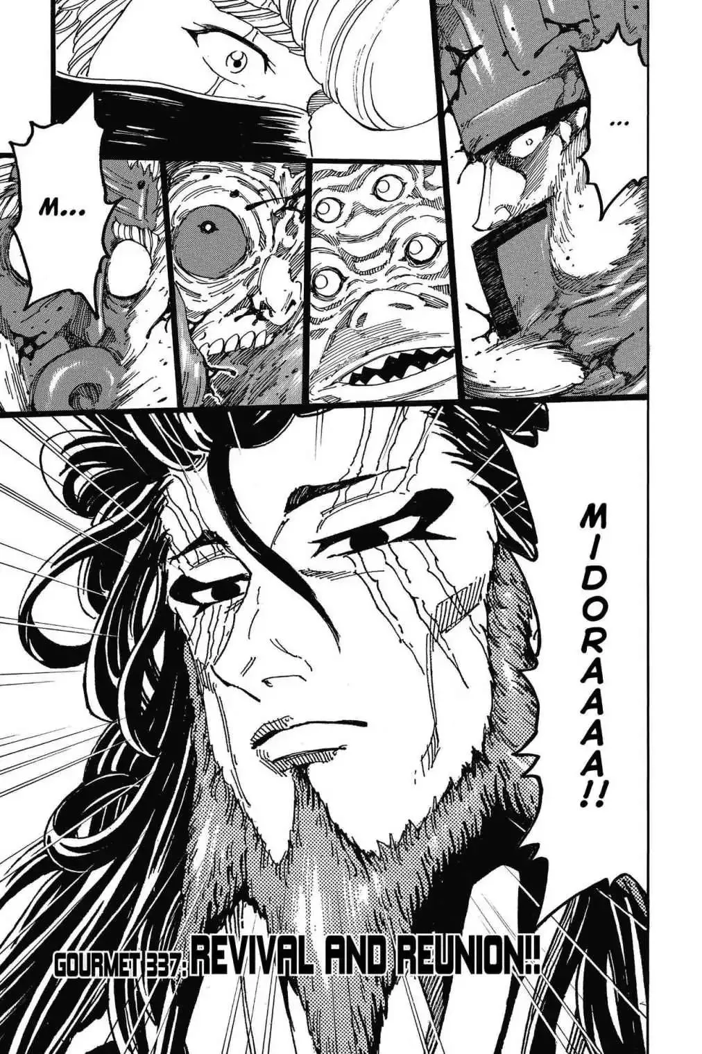 Read Toriko Chapter 337 - Vol.37 Gourmet 337: Revival and Reunion!! Online