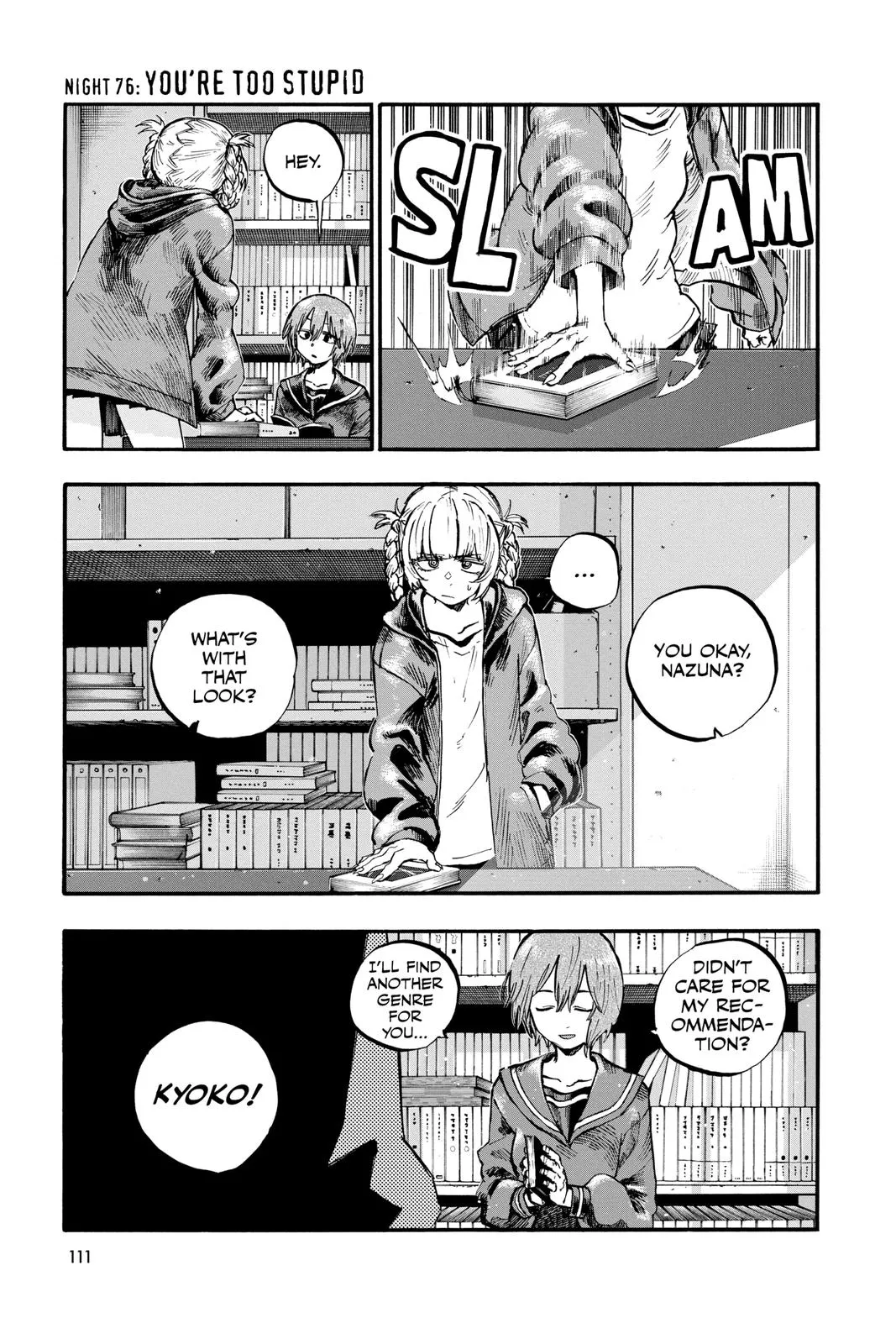 Read Yofukashi no Uta Chapter 76 Online
